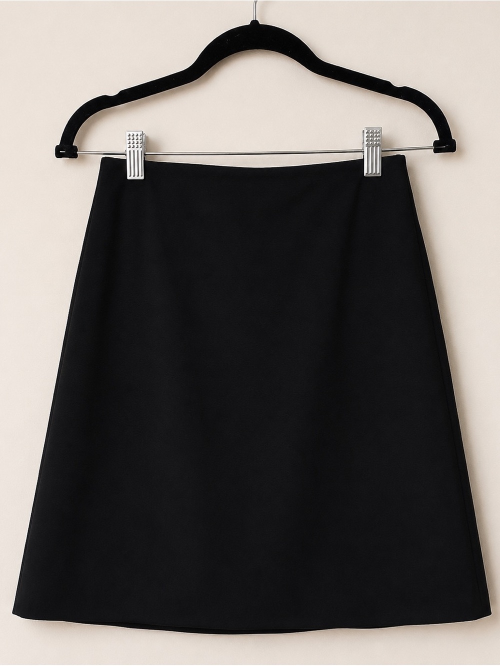 Theory Black A-Line Skirt Size 0 | Minimalist Office Career Capsule